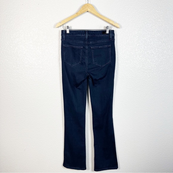PAIGE Womens High Rise Manhattan Bootcut Jeans in Eve Dark Wash Size 28 - Picture 7 of 13